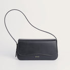 MATRIARQE | Otto Baguette Bag in Leather - Black | | Baguette Handbags