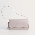 MATRIARQE | Otto Baguette Bag in Leather - Taupe | | Baguette Handbags