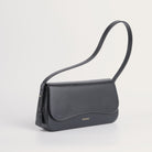 MATRIARQE | Otto Baguette Bag in Leather - Black | | Baguette Handbags