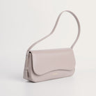 MATRIARQE | Otto Baguette Bag in Leather - Taupe | | Baguette Handbags