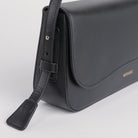 MATRIARQE | Otto Baguette Bag in Leather - Black | | Baguette Handbags