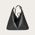 MATRIARQE | Nova Large Shoulder Bag in Leather - Black | | Shoulder Bags