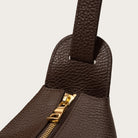 MATRIARQE | Nova Large Shoulder Bag in Leather - Brown | | Shoulder Bags