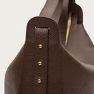 MATRIARQE | Nova Large Shoulder Bag in Leather - Brown | | Shoulder Bags