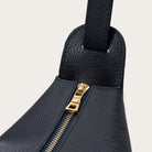 MATRIARQE | Nova Large Shoulder Bag in Leather - Dark Blue | | Shoulder Bags