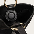Matriarqe | Eos Crossbody Bag in Suede - Black | Black | Cross Body Bags