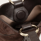 Matriarqe | Eos Crossbody Bag in Suede - Brown | | Cross Body Bags