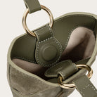 Matriarqe | Eos Crossbody Bag in Suede - Olive | | Cross Body Bags