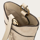 Matriarqe | Eos Crossbody Bag in Suede - Panna | | Cross Body Bags